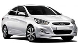 BUDGET Car hire Palm Beach - Riu Palace Compact car - Hyundai Accent