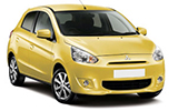 HERTZ Car hire Cancun - Airport International Economy car - Mitsubishi Mirage