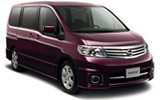 TIMES Car hire Okinawa - Naha Airport Fullsize car - Nissan Serena