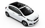 SURPRICE Car hire Malta - Airport Convertible car - Peugeot 108 Convertible