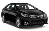 BUDGET Car hire Margate - Airport Standard car - Toyota Corolla Quest