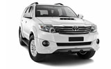PAYLESS Car hire Abu Dhabi - Downtown Suv car - Toyota Fortuner 2WD