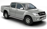 EZI Car hire Christchurch - Airport Van car - Toyota Hilux Double Cab